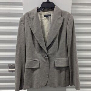 Banana Republic Gray Tailored Blazer